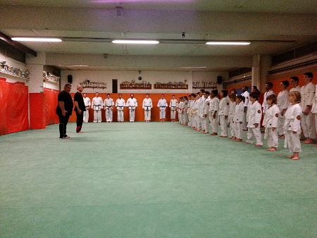 La cérémonie de Fin d'année dans la section Nihon Tai Jitsu du CSA BA125
